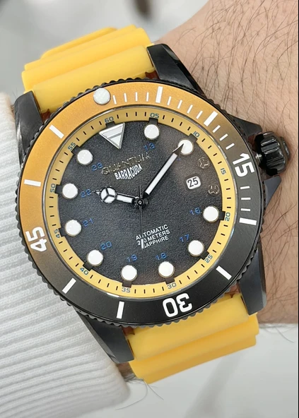 Qunatum Orijinal 2 Yıl Garantili Otomatik Su Geçirmez Çelik Kordon Erkek Kol Saati - Resim 4