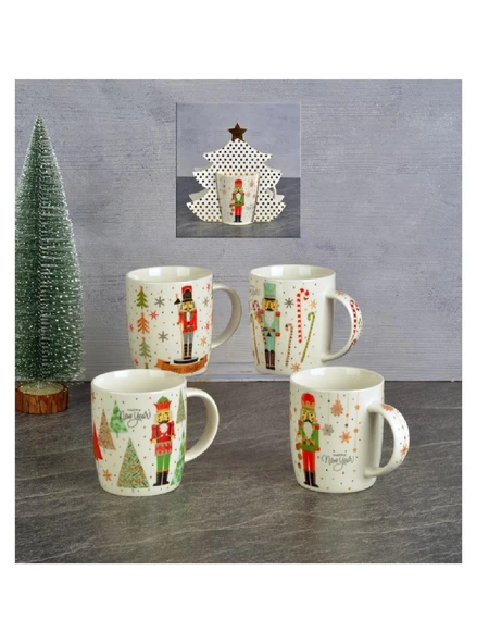 Tohana Çam Ağacı Kağıt Paketli Porselen Kupa 10289 - Resim 3