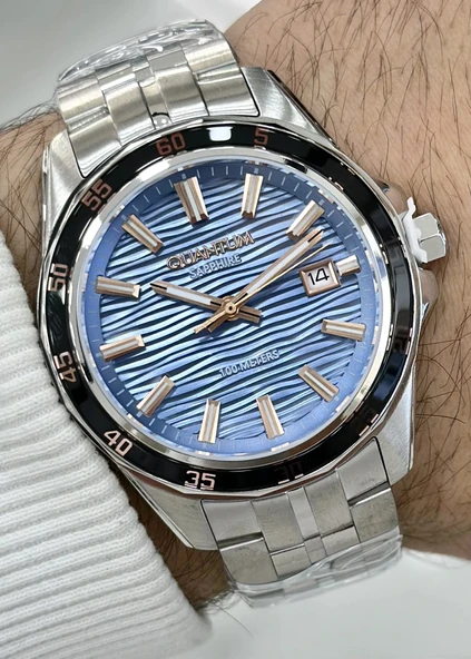 Quantum Orijinal 2 Yıl Garantili Su Geçirmez Çelik Erkek Kadın Kol Saati - Resim 4