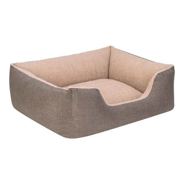 Pet Comfort Echo  Kahve-Bej Köpek Yatağı M 80x65cm - Resim 2