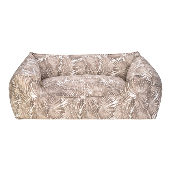 Pet Comfort Alpha  Açık Kahverengi-Beyaz Köpek Yatağı L 105x85cm ürün görseli 1