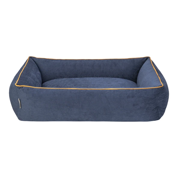 Pet Comfort Golf  Köpek Yatağı Parliament Mavi w Hardal Biye M 90x70cm - Resim 3