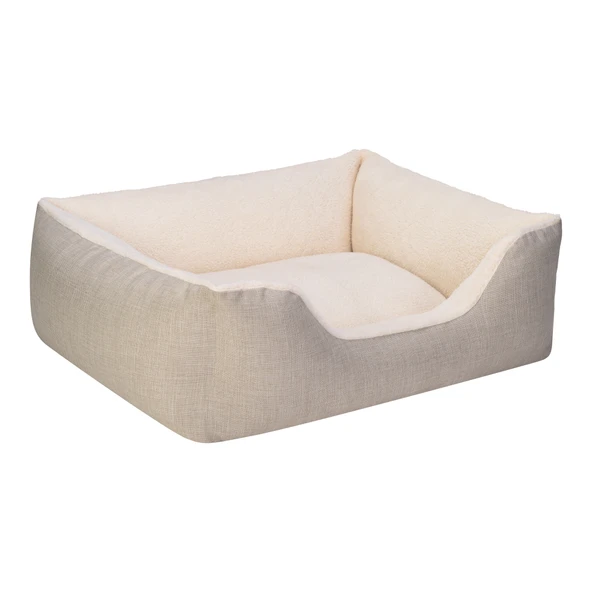 Pet Comfort Echo  Ekru-Ekru Köpek Yatağı M 80x65cm - Resim 2