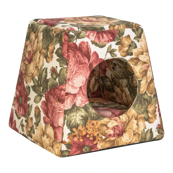 Pet Comfort Iglo Kedi Yatağı Roses 37x37x37cm - Resim 2