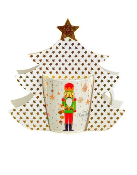 Tohana Çam Ağacı Kağıt Paketli Porselen Kupa 10289 - Resim 2