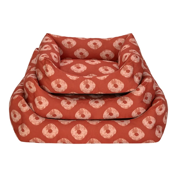 Pet Comfort Uniform Kiss Tarçın-Bej Kedi ve Köpek Yatağı M 60x50cm - Resim 4