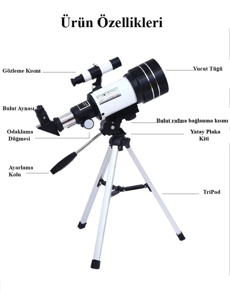 DailyTech Yüksek Çözünürlüklü Profesyonel Teleskop - Resim 5