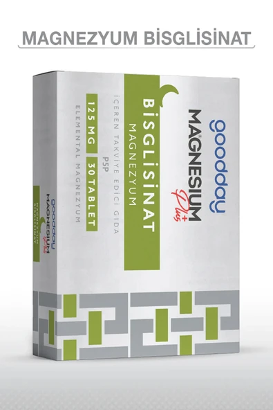 Goodday Magnesium Plus Bisglisinat 30 Tablet ürün görseli 1