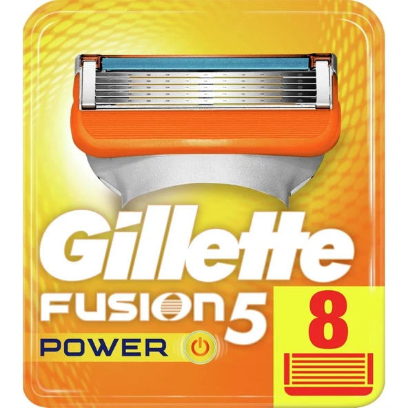Gillette Fusion 5 Power 8'li Yedek Tıraş Bıçağı ürün görseli 1