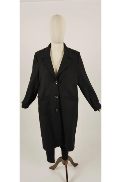 BÜYÜK ANNE BEDEN KAŞE KALIN KABAN - Resim 11