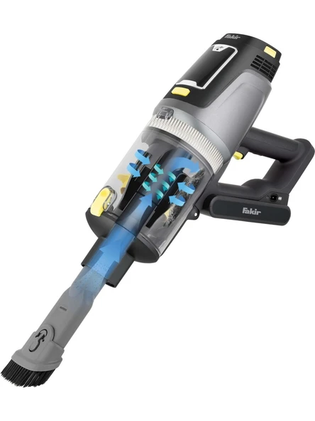 Fakir Bolt 8159 Dikey Şarjlı Kablosuz Süpürge Yellow Posion 400W - Resim 4