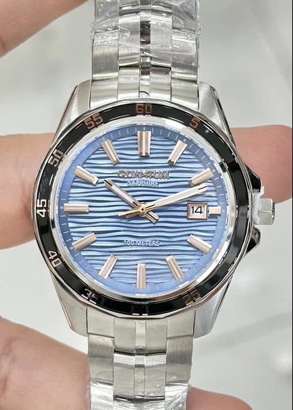 Quantum Orijinal 2 Yıl Garantili Su Geçirmez Çelik Erkek Kadın Kol Saati - Resim 2