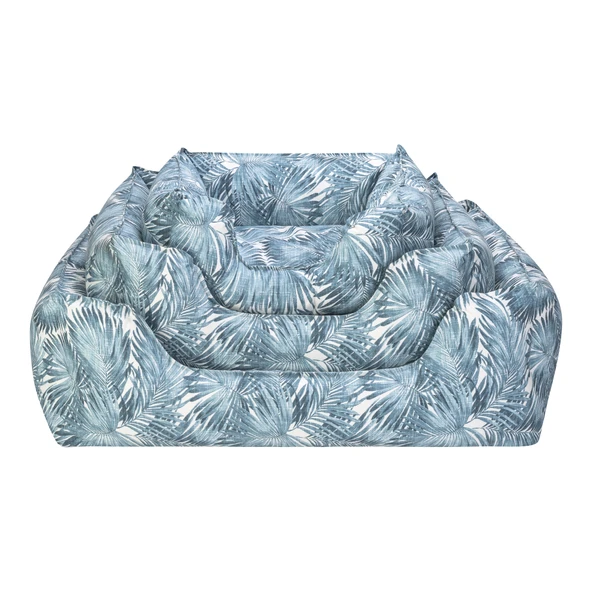 Pet Comfort Alpha  Mavi-Beyaz Köpek Yatağı L 105x85cm - Resim 4