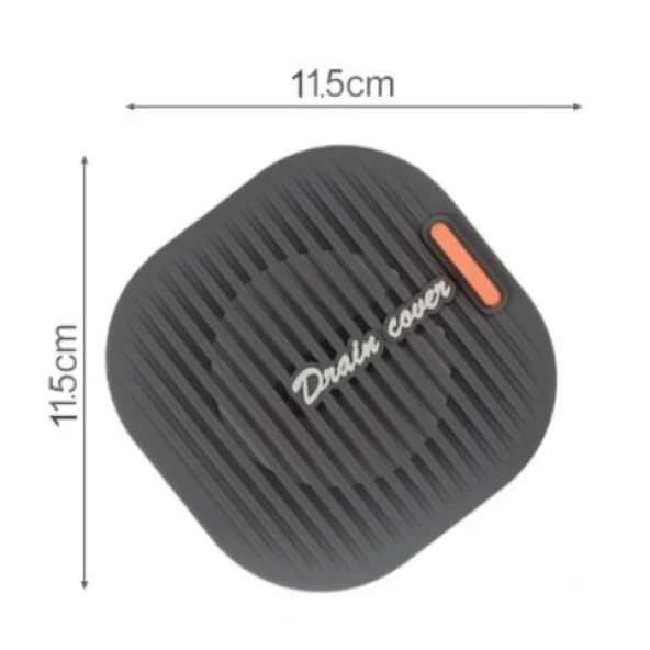 Süzgeçli Lavabo Gider Koruyucu Mat Gri - Resim 4