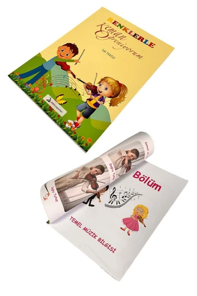 Renklerle Keman Öğreniyorum - İdil Teköz  KMO - Resim 4