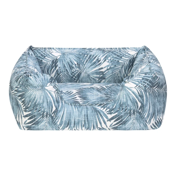 Pet Comfort Alpha  Mavi-Beyaz Kedi ve Köpek Yatağı S 60x50cm ürün görseli 1