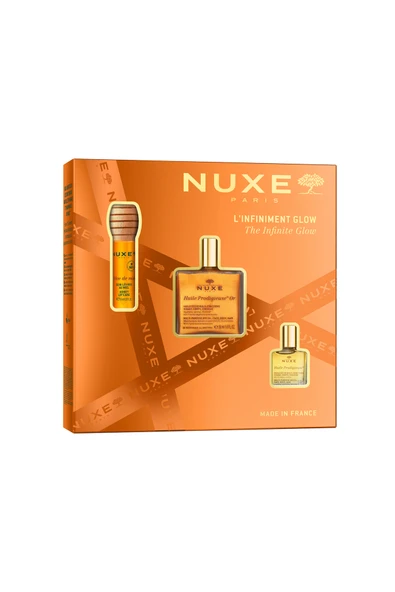 Nuxe Huile Prodigieuse Or Set - Kuru Yağ 50 ml + Reve De Miel Dudak Balı + Huile Prodigieuse 10 ml ürün görseli 1