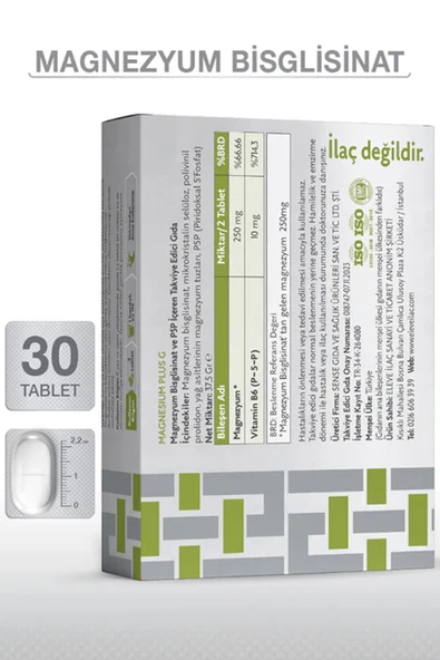 Goodday Magnesium Plus Bisglisinat 30 Tablet 2 Adet - Resim 2
