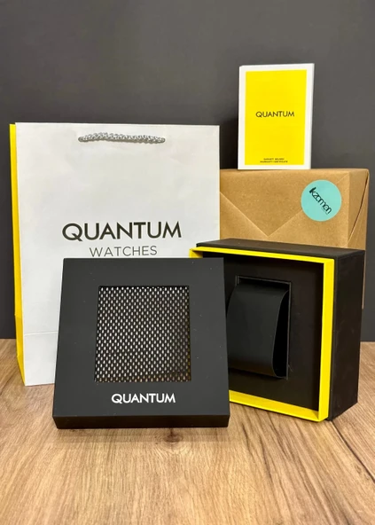Quantum Orijinal 2 Yıl Garantili Su Geçirmez Çelik Erkek Kadın Kol Saati - Resim 6