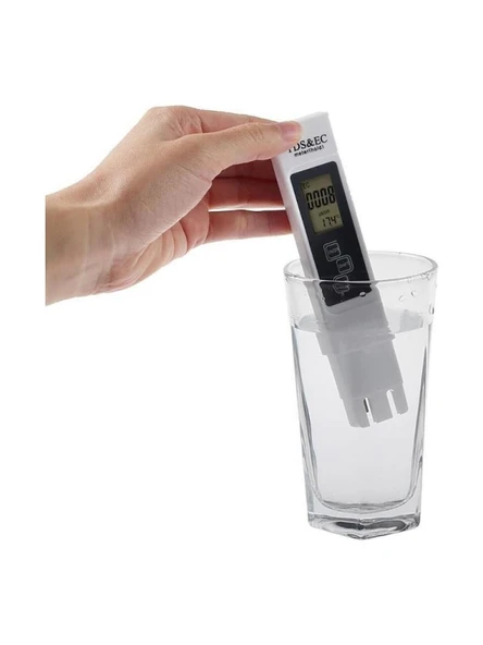 Dijital Ph Ölçer + Tds Ec Metre Termometreli Su Kalite ve Iletkenlik Ölçüm Cihazı - Resim 4