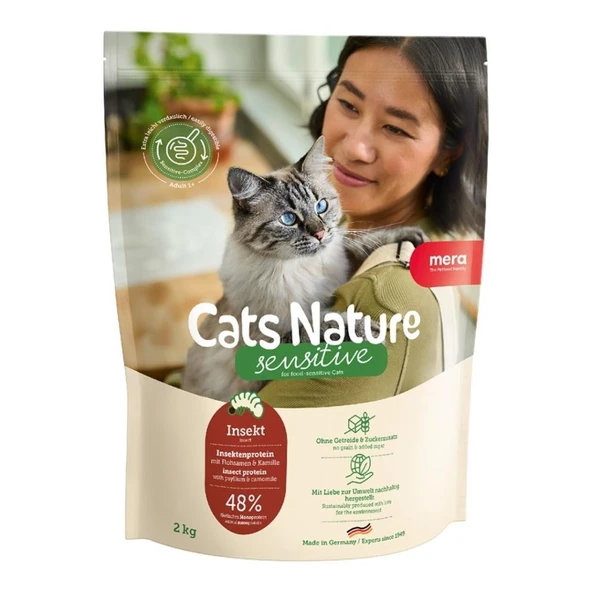 Mera Cats Nature Insect Yetişkin Kedi Maması 2 kg ürün görseli 1