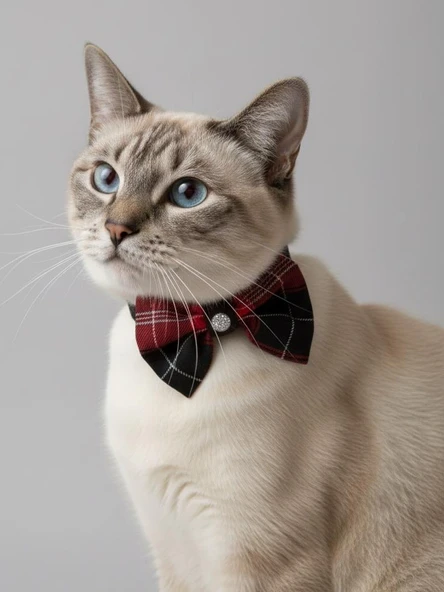 Aristokrat Kedi Papyonu Kurdela Tasma Yılbaşı Noel ürün görseli 1