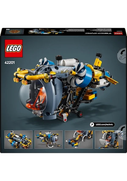 Lego Technic Derin Deniz Araştırma Denizaltısı 42201 Lisanslı Ürün - Resim 10