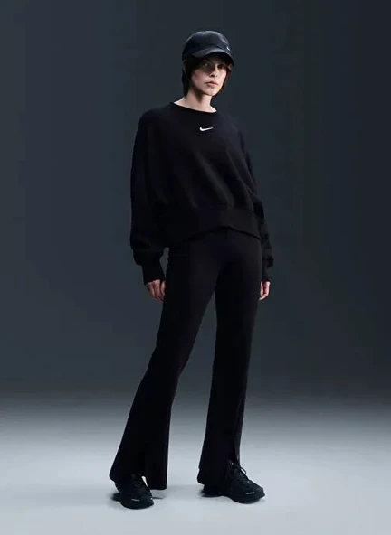 Nike DQ5761 010 Womens Fame Kadın Sweatshirt - Resim 4