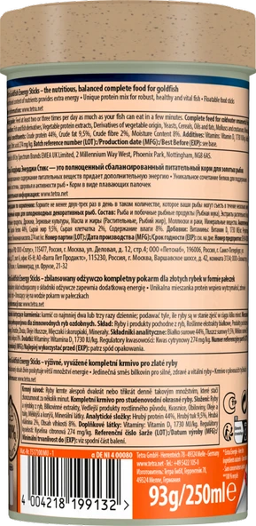 Tetra Goldfish Energy Japon Balığı Yemi 100ml - Yüksek Enerji ve Renk Destekli - Resim 2