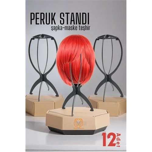 HSNET Peruk Standı 12 ADET ürün görseli 1
