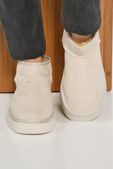 Kadın İçi Kürklü Yüksek Taban Bot - Resim 3