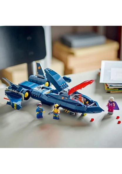 Lego Marvel X-Men X-Jet 76281 - Resim 12
