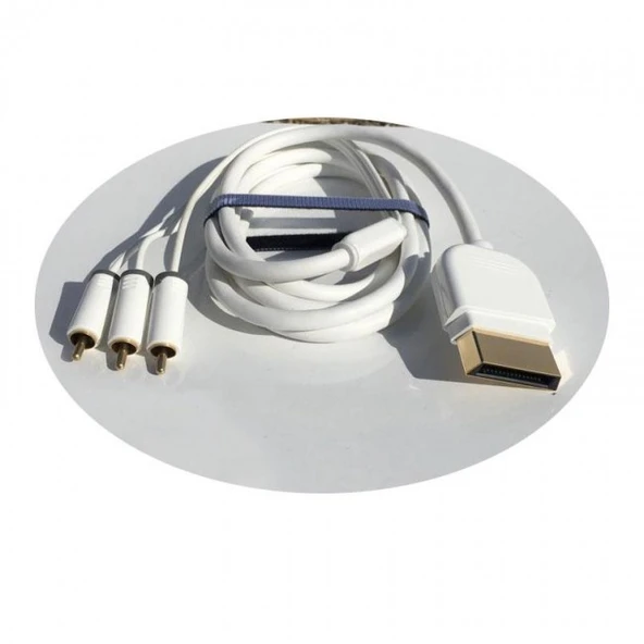 Xbox 360 RCA kompozit R/L audio ses ve görüntü kablo 2m - Resim 4