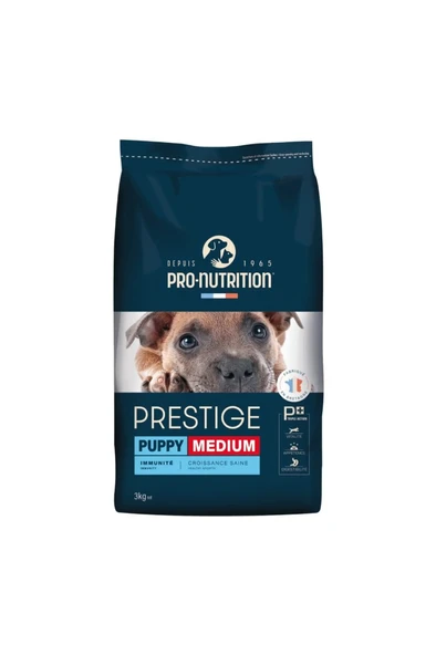 Pro Nutrition Prestige Morina Balıklı Medium Puppy Orta Irklar Için Yavru Köpek Maması 3 Kg ürün görseli 1