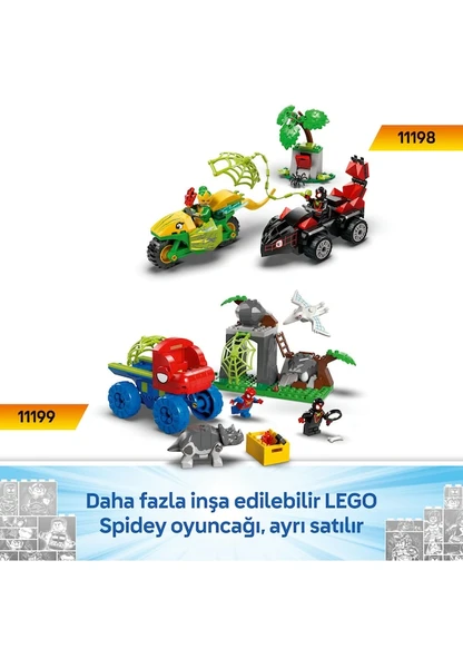 Lego Marvel Ağaç Ev Karargahında Spidey ve Gobby 11200 Lisanslı Ürün - Resim 7