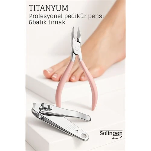 Pedikür Makası -  Batık Tırnak Makası Profesyonel Set ürün görseli 1