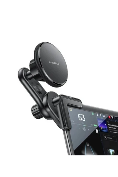 Hepu HP-A38 Magsafe Araç İçi Telefon Tutucu - Tesla/Merkezi Ekran Uyumlu, 360 Dönebilir Güçlü Mıknatıslı - Resim 2