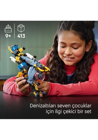 Lego Technic Derin Deniz Araştırma Denizaltısı 42201 Lisanslı Ürün - Resim 2