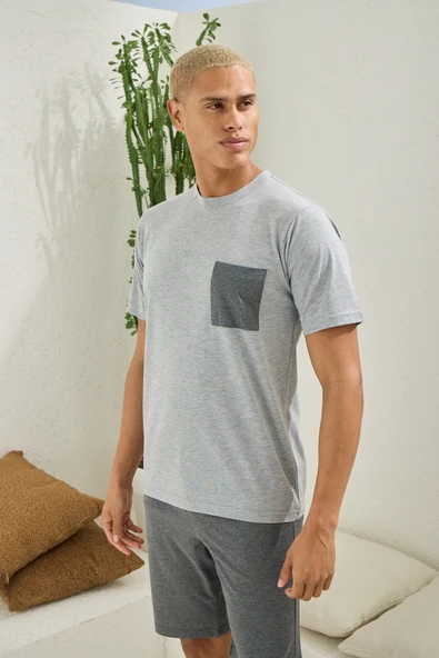 Kocabey 2008 Erkek O Yaka Şortlu Takım - Resim 3