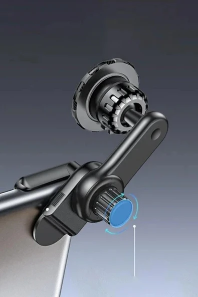 Hepu HP-A38 Magsafe Araç İçi Telefon Tutucu - Tesla/Merkezi Ekran Uyumlu, 360 Dönebilir Güçlü Mıknatıslı - Resim 4