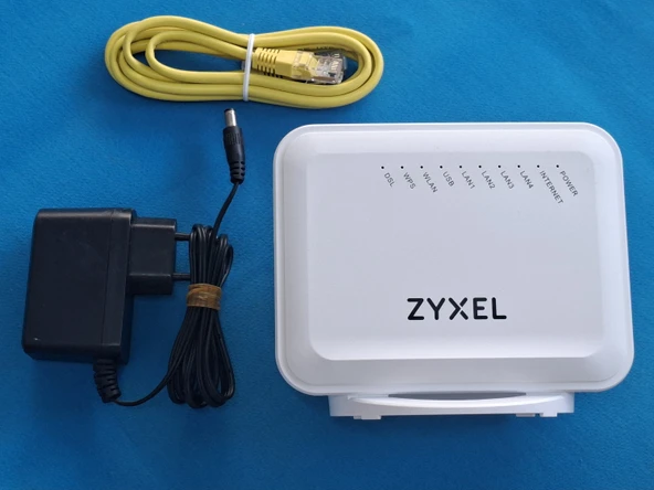 Zyxel VMG1312-T20B 300Mbps Kablosuz USB ADSL2 - VDSL2 Modem Router (2.EL) ürün görseli 1