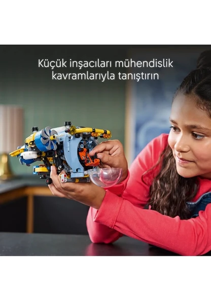 Lego Technic Derin Deniz Araştırma Denizaltısı 42201 Lisanslı Ürün - Resim 5