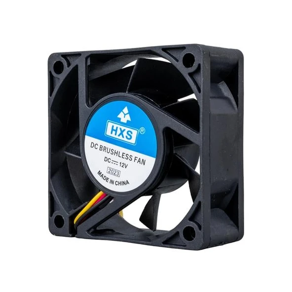 PowerMaster IC-216 Fırçasız DC Fan 60X60X25mm 12 Volt 3 Pin (Seri 1) - Resim 2