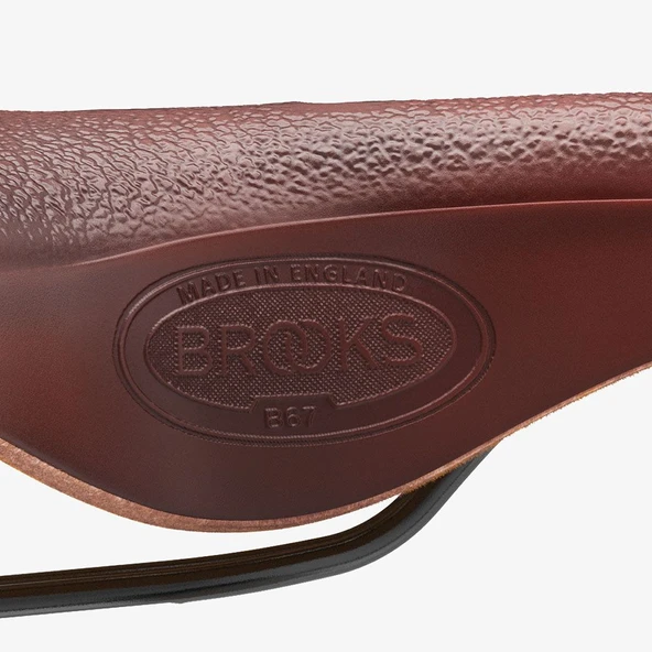 Brooks B67 Classic Deri Bisiklet Selesi 205mm Kahverengi - Resim 9