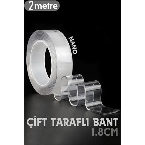 HSNET 2 Metre Çift Taraflı Yapıştırıcı Bant Çivisiz Montaj ürün görseli 1