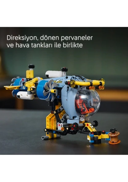 Lego Technic Derin Deniz Araştırma Denizaltısı 42201 Lisanslı Ürün - Resim 3