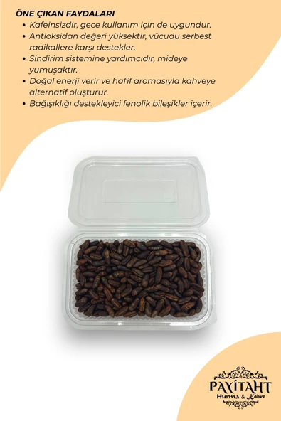 KAVRULMUŞ HURMA ÇEKİRDEĞİ 500 GR - Resim 3