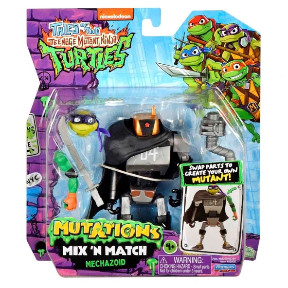 Ninja Kaplumbağalar Mutations Mix N Match Mechazoid - Resim 8