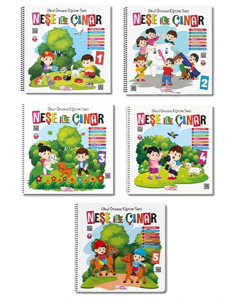 Neşe ile Çınar Eğitim Seti Pembe Patikler - Resim 2