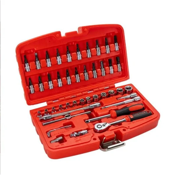 Ceta Form 46 Parça 1/4” Lokma Takımı Plastik kutu C00-46PH2 ürün görseli 1